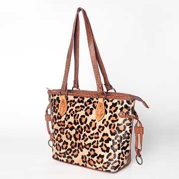 American Darling Tote Hand Tooled Hair on Genuine Leather Western Women Bag Handbag Purse | Travel Bags College Casual